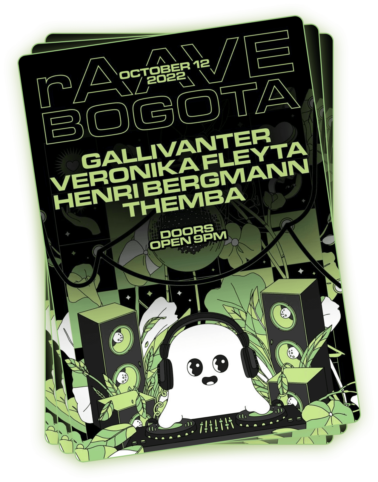 rAAVE Bogotá poster