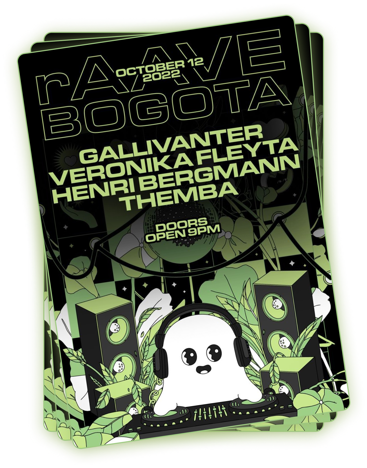 rAAVE Bogotá poster